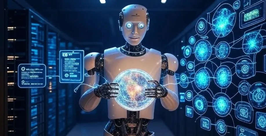 AI and data engineering — neural network visualization